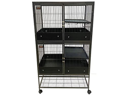 Scatter Guards for Ferret Nation Critter Nation Cage (Double, Black) - size: Double