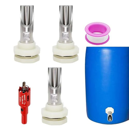 Livestock Waterer Nipple,Leakproof Automatic Feeder - Farm Animal Water Nipple Set for Goat | for Cattle Hogs Goat Horse Calf Dog Drinking Barrel Trough Bucket