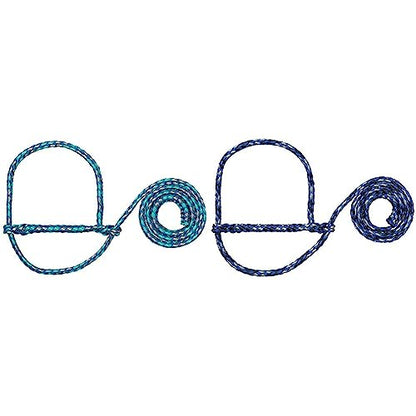 Weaver Leather Poly Rope Sheep Halter Bundle (Blue/Mint/Gray and Blue/Black/Gray)
