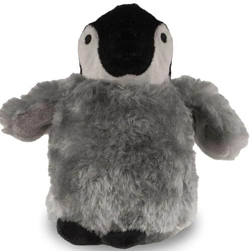 Jeffers Pet Baby Emperor Penguin Squeaker Dog Toy, 6" - Soft Plush Animal for Small Dogs & Puppies, Adorable Stuffed Friend for Indoor Play, Christmas, Halloween, Everyday Use - color: Gray Penguin