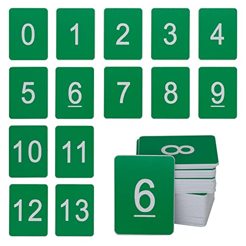 Rectangle Plastic Numbered Tags Number Disc Number Token (0-25, Green) - color: Green, size: 0-25