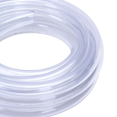 DERNORD PVC Tubing 9/16"ID X 3/4"OD Flexible Clear Vinyl Hose 10 Feet for Food Grade - size: 10 Feet, style: 9/16"ID X 3/4"OD