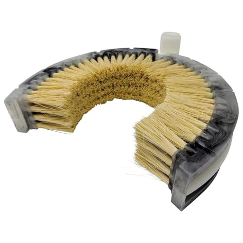 Teravan Curved Wash Brush for Exhaust Stack Pipes with Natural Tampico Fiber, Truck Cleaning Brush, Ideal Scrub Brush for Truck Exhaust Stack Pipes ((8"-10" Diameter) - size: 8"-10"