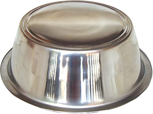 HB 2.5 Cups Stainless Steel Dog and Cat Bowls Small - 6.2" Diameter fits Raised Pet Feeders with Opening 5.4"- 5.8" (2-Pack) - color: Double Pack, size: 2.5 cup (Standard)