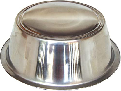 HB 2.5 Cups Stainless Steel Dog and Cat Bowls Small - 6.2" Diameter fits Raised Pet Feeders with Opening 5.4"- 5.8" (2-Pack) - color: Double Pack, size: 2.5 cup (Standard)