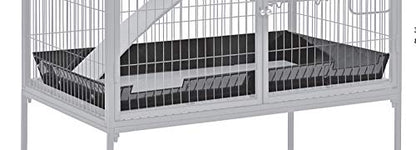 MidWest Homes for Pets Ferret Nation Lower Scatter Guard for Ferret Nation & Critter Nation Small Animal Cages - size: 33.5"L x 22.6"W x 3.5"H