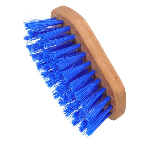 Generic Horse Hair Grooming Brush for Cattle and Horses Hard Bristle Body Brush Easy to Clean Comfortable Grip for Livestock Coat