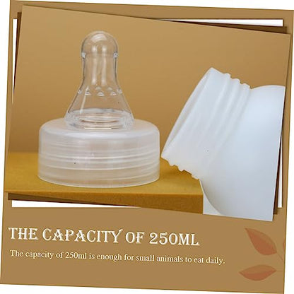 10pcs Small Pig Feeder Bottle Milk Container for Newborn to Years Silicone Pacifier Safe Material