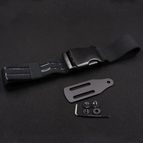 Tactical Leg Strap Drop Swivel Attachment for Holsters, Thigh Strap Belt for Leg Holster, with Quick-Release Buckle. - color: Leg Strap & Adapter-Black