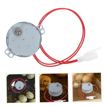 Mikikit 110v Egg Incubator Motor Replacement Slow Rotating Motor Kitten Incubator Parts