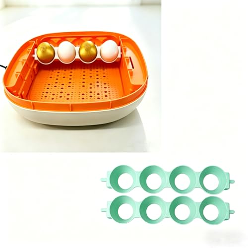Chickcozy Incubator Duck Egg Tray — Holds 4 Duck Eggs | Replacement Inner Basket for Automatic Egg Turner (2 Red Egg Baskets) - color: 2 Red Egg Baskets