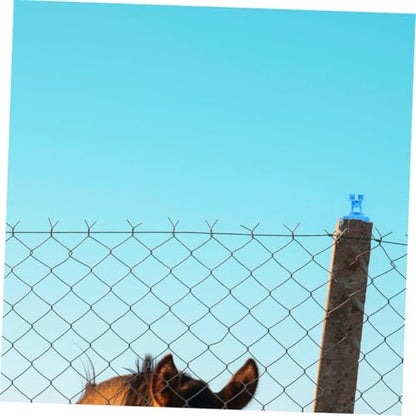 Yardwe 10pcs Electric Fence Insulators High Strength Wire Holding Insulators for Farm Use Safe and Durable Electric Fence Accessories for Livestock Containment