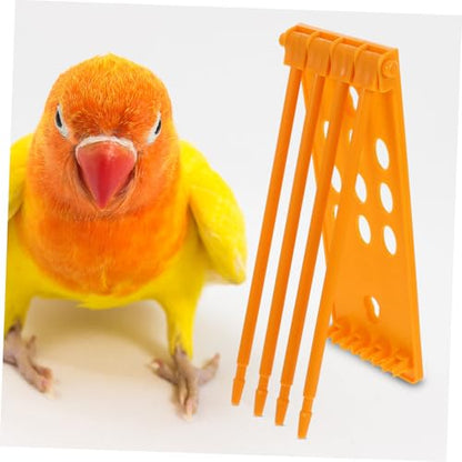 2pcs Pigeon Foot Holder Stand Sturdy Plastic Bird Leg Band Organizer for Poultry Secure Storage Rack for Chicken Leg Multi Options