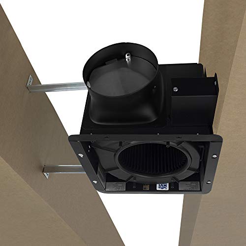 BV Bathroom Exhaust Fan 140CFM - Bathroom Fan 1.0 Sones, 6" Duct Collar, Rooms Up to 140 Sq. Ft.| Energy-Saving Ventilation Fan, Stainless Steel - No Attic Access | Ultra-Quiet HVI 2100,UL Certified - size: 140 CFM
