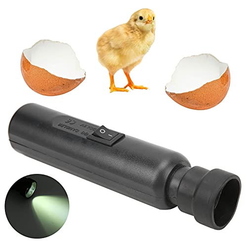 Egg Candler Tester, Bright Cool LED Light Candling Lamp Rechargeable Egg Monitoring Tester with Extension Line for Monitoring Eggs Development (Egg Lighter US Standard) - size: Egg lighter US standard