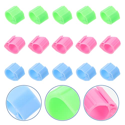 20pcs Colorful Poultry Leg Bands for Homing Pigeons Foot for Easy Identification of Chickens and Birds Lightweight and Sturdy Design