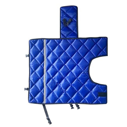 Calf Blanket Waterproof Thicken Goat Blankets Warm Adjustable for Winter 27.6x29.1 inch, Windproof Foal Blanket Folding Soft Mini Horse