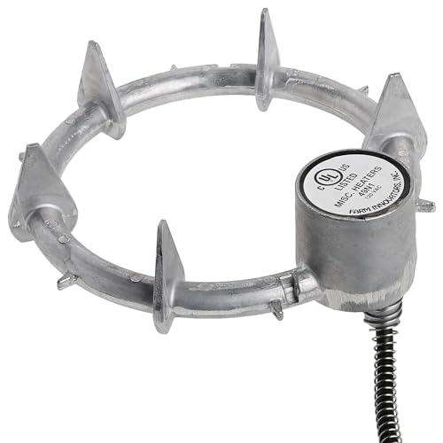Farm Innovators Submergible Tank De-Icer, 1000W Water Deicer- Ice Chaser Cast Aluminum Design with Chew Proof Cord for Livestock Water Stock Tank