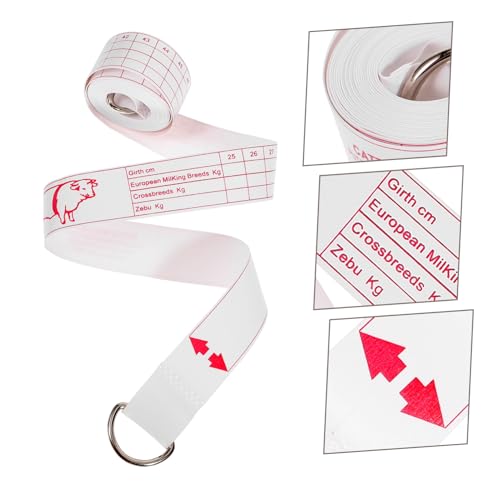 Toddmomy Measuring Tape for Horse and Livestock Cattle Pig Weight Tape Measure Portable Lightweight Easy to Use and Store