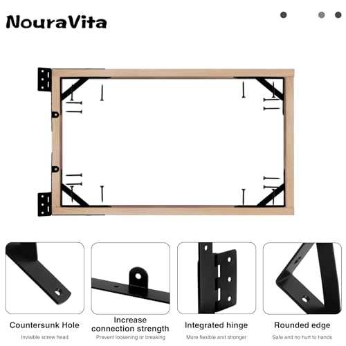 Anti Sag Gate Frame Kit Heavy Duty Gate Corner Brace Bracket with a Self-Locking Gate Latch Gate Kits for Wooden Fence Garden Wooden Driveway Gates Shed Doors Corral Gates 2 Sets - size: 2 sets
