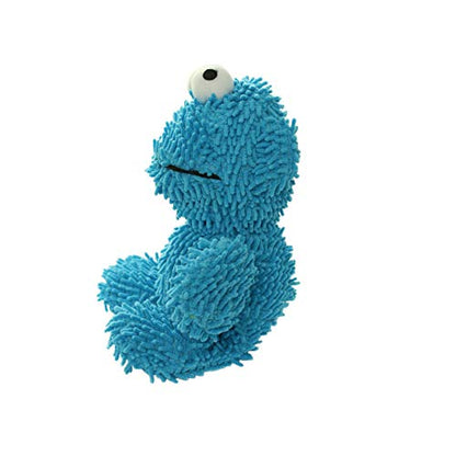 MIGHTY® 2 Pack Microfiber Medium Monster Dog Toys | Ultra Durable Plush Toy with Multiple Layers & Reinforced Seams , Washable and Floats , Mighty® Construction - color: 2PK Blue Monster