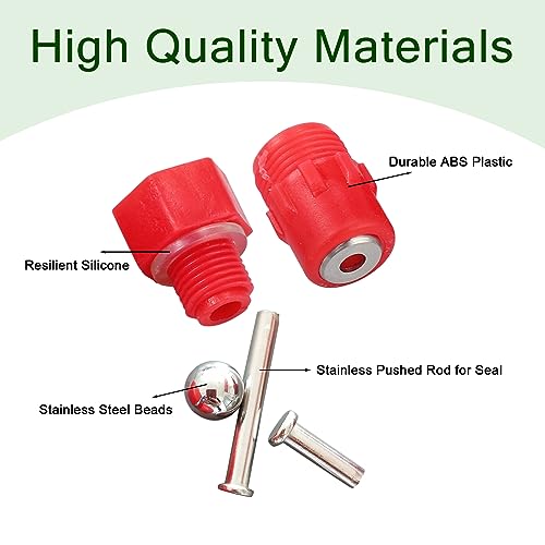 Chicken Waterer Nipples Automatic Poultry Watering Nipples Chicken Drinkers (dht, 10pcs)