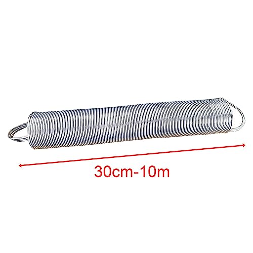 Retractable Spring Gate Electric Fence Livestock Fence Tension Spring Gate Handle Stainless Steel Material Wear Resistant Construction Suitable for