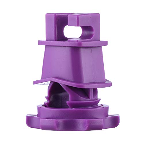 25PCS Screw Tight Round Post Insulator, Electric Fence Wire Holding Insulator, Two Piece Suit (Purple) - color: Purple