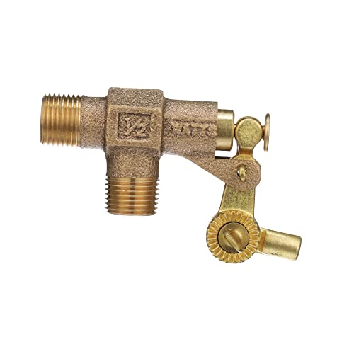 Watts ST500 Series 1/2" Bronze Standard Duty Float Valve, Male NPT Inlet & Outlet, Machined Flange, Serrated Arms, Replaceable Seals, Pivot Arm & Plunger Assembly, Max Working Temperature 180° F - size: 1/2 Inch, style: Male NPT Threaded Inlet