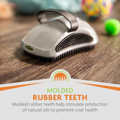 FURminator Curry Comb Grooming Brush for Short and Medium Coats