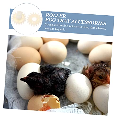 balacoo 20pcs Incubator Gear Wheel Reversible Gear for Egg Turning Incubator Accessories Easy Install