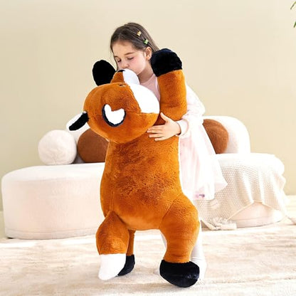 IKASA Giant Fox Stuffed Animal Plush Toy, 30" Large Big Soft Toys for Kids Girls Boys Girlfriend Childrens - style: Fox