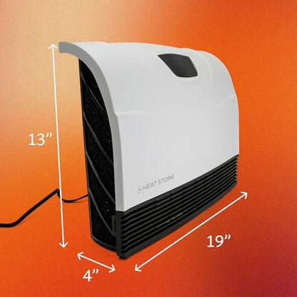 Heat Storm HS-1500-PHX-WIFI Infrared Heater, Wifi Wall Mounted - color: White, style: White Wi-Fi -Wall mounted Only