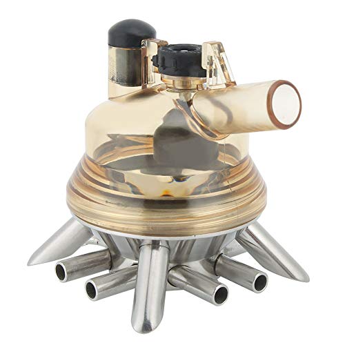 Milking Claw, Farm Cattle and Sheep Stainless Steel Base Milking 160cc Cow Sheep Milk Machine Part Handling Supplies Milk Collector Machine Accessories Claws Collector Tool with