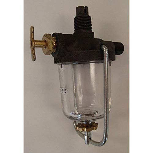 AA499R Original All-Fuel Style Sediment Bowl. Must be Used with a 3-Way Valve - Fits JD A, B, G & More Fits John Deere A AO AR B BO BR D G GP H
