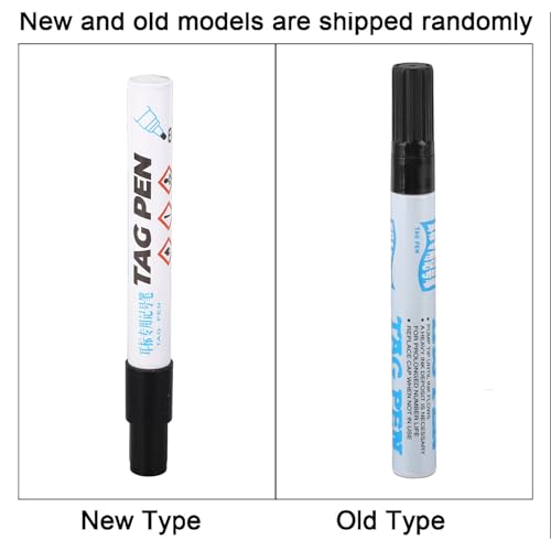 Ear Tag Marking Pen, Ear Tag Pen Water proof Strong Penetration Black Ink Marking Portable Long Lasting Not Fading for Pig Cow Sheep
