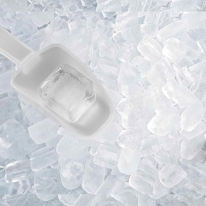2Pcs Plastic Ice Scoop, Kitchen Scooper for Ice Maker, Ice Bucket, Bar, Freezer, Pet Food, Candy, Coffee Beans, Utility Food Scoop for Home, Party, Wedding, Restaurant (Transparency) - color: Transparency