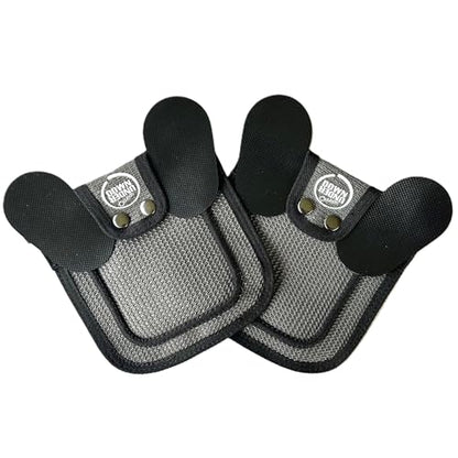 DOWN UNDER OUTDOORS 2 Pack Small Chicken Saddles for Bantams and Young Birds, Includes Shoulder Covers (Grey Mesh) - color: grey mesh