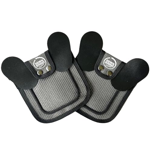 DOWN UNDER OUTDOORS 2 Pack Small Chicken Saddles for Bantams and Young Birds, Includes Shoulder Covers (Grey Mesh) - color: grey mesh