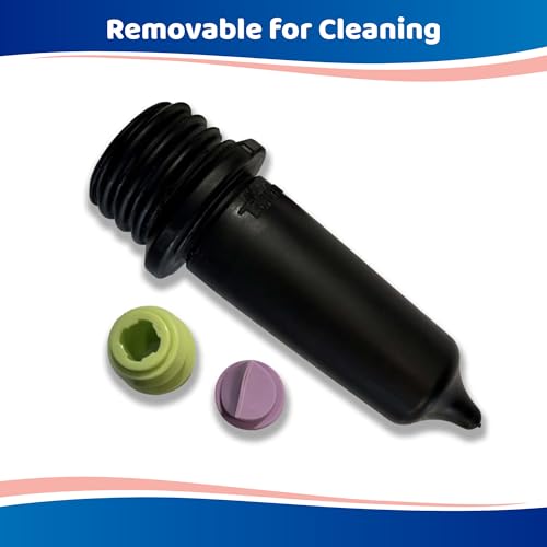 PF Bottle Cap Complete with Thriver Calf Teat – Threaded Nurser Cap with Ring for Calf Feeding Bottles – Durable Replacement Cap Assembly for Livestock Milk Feeding