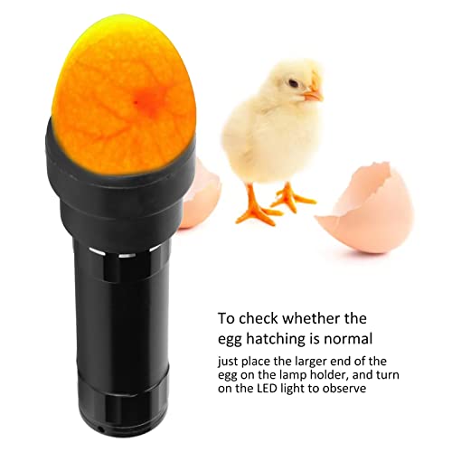 Bright Cool LED Light Egg Candler Tester, 9 Lamp Egg candling Light Egg Candle with Lanyard for Distinguishing Fertile Chickens Ducks Quail Eggs