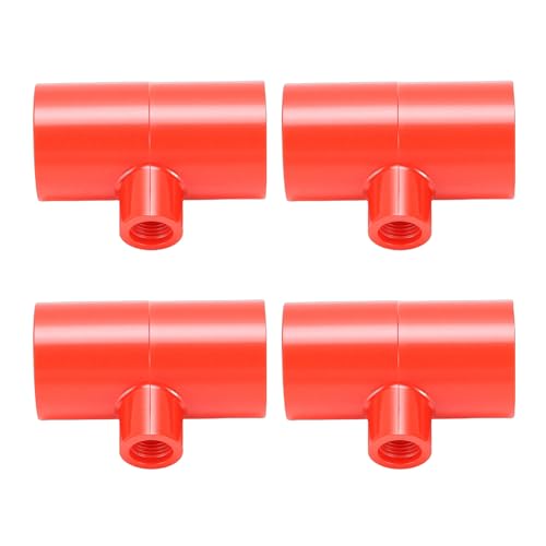 Zunate 20PCS Chicken Waterer PVC Tee Fittings for Automatic Poultry Drinker Nipples, Thickened Connectors for Ducks Quails Rabbits Supply Systems Water Line
