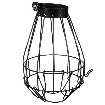 Abaodam Reptile Heat Lamp Cage Guard, Metal Wire Bulb Cover and Anti-Scald Lampshade for Snake, Lizard and Brooder Heater