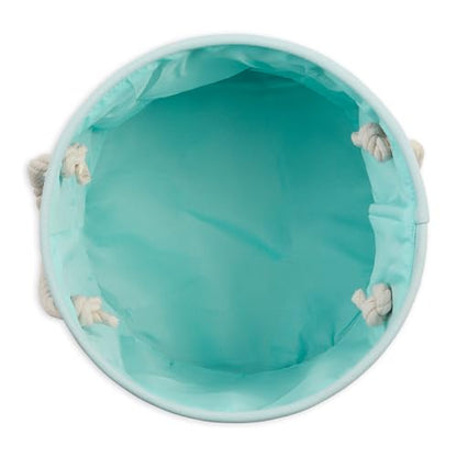 Bone Dry Pet Storage Collection Collapsible Bin, Small Round, Aqua - color: Aqua, size: Small Round