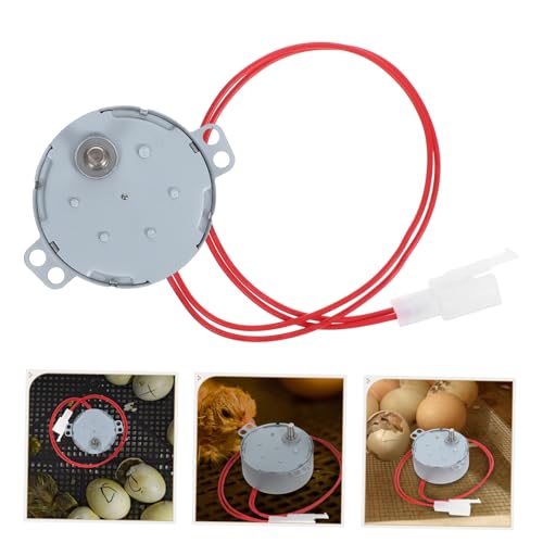 Mini Egg Turner Motor for Incubators 110V Automatic Egg Turner Tool Energy-efficient Metal Replacement Part for Chicken and Poultry Hatching