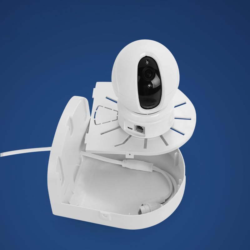 Indoor Outdoor Camera Bracket ABS Plastic Wall Mount L-Shaped Bracket for Security Dome IP Camera Mounting, Junction Box Cable Management (4.5in-SL-4PACK) - style: 4.5in-SL-4PACK