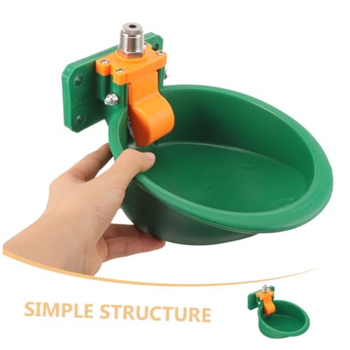 Happyyami Automatic Drinking Bowl for Livestock Goat and Sheep Water Dispenser Plastic Water Trough Float Valve Self-Filling Cattle Waterer for Farms