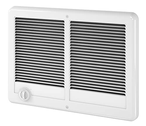 Dimplex DCSTC Series Electric Wall Heater Complete Unit With Thermostat (Model: DCSTC402TW, Part: 47526), 240/208 Volt, 3000/2250 Watt, White