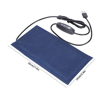 Small Reptile Heating Pad Reptiles,6x3 inch USB Reptile Heat Pad with 3 Level Adjustable Function Small Animal Heating Pad USB Heating Pad Pet Terrarium Heat Mat for Pets Seedling Small Animals