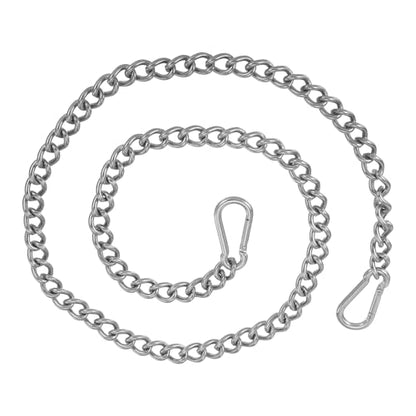 PATIKIL Gate Chain Lock, (39.4Inch, Silver) (1Pcs)304 Stainless Steel Hanging Chain Lock for Stall Barn/Cabinet/Fence/Hammock/Pet Cages - size: 39.4Inch